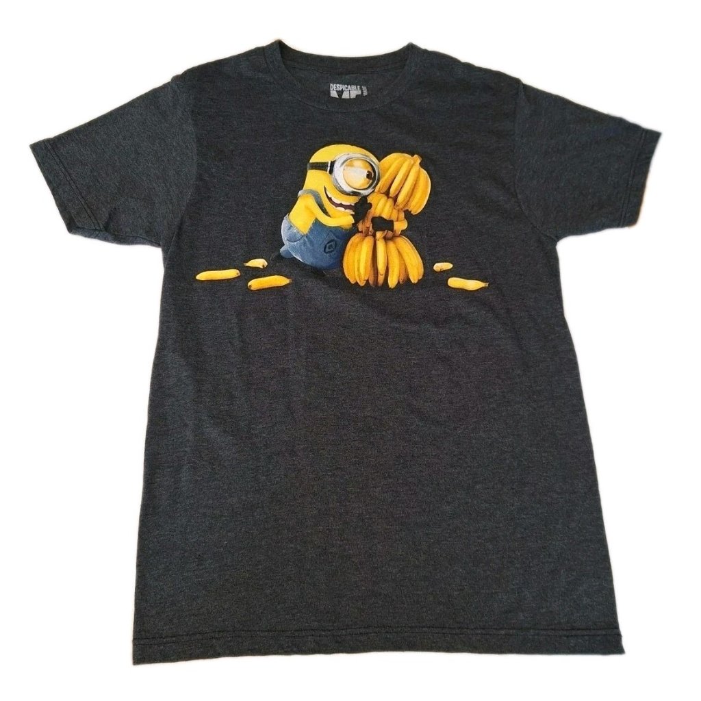 Despicable Me Mens Small Gray Tee Shirt